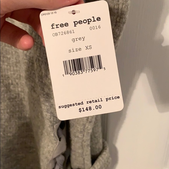 free People gray sweater - Picture 3 of 5